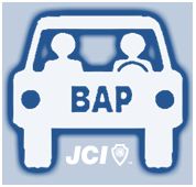 Logo de la commission 2014 BAP-mobile, auto-partage de véhicule, réalisée par la jeune chambre économique de beauvais (jce)
